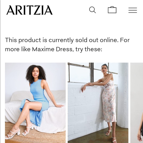 NWT Aritzia Wilfred Maxime Dress - Picture 7 of 10